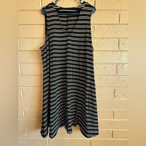 Torrid Black and White Striped Shirt 
 Size 3